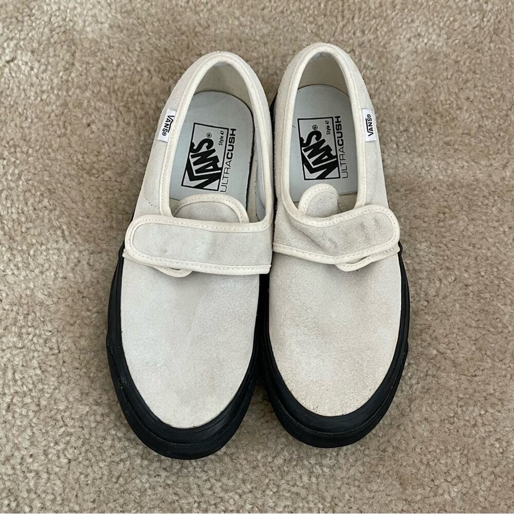 Vans Anaheim 47 D VX Cream Suede Skate Shoes‎ - Picture 2 of 10